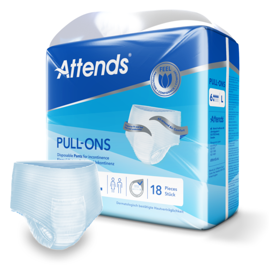 Inkontinensskydd Attends Pull-Ons 6 L 18st/fp